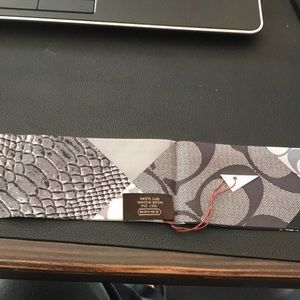 Patchwork coach scarf